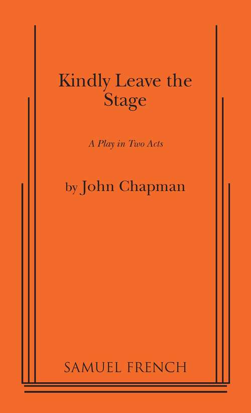 Book cover of Kindly Leave the Stage