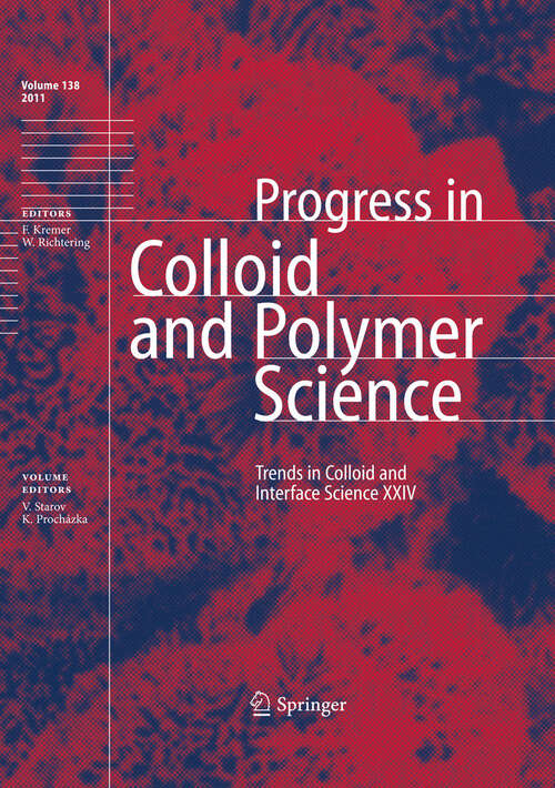 Book cover of Trends in Colloid and Interface Science XXIV