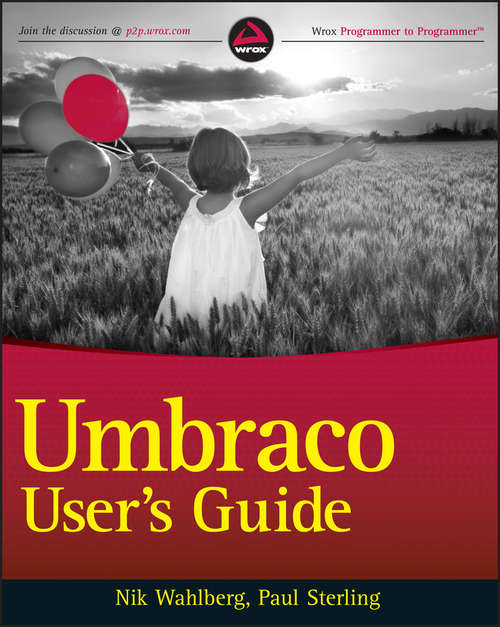 Book cover of Umbraco User's Guide