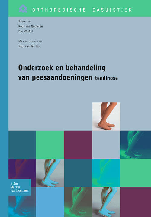 Book cover of Onderzoek en behandeling van peesaandoeningen – tendinose