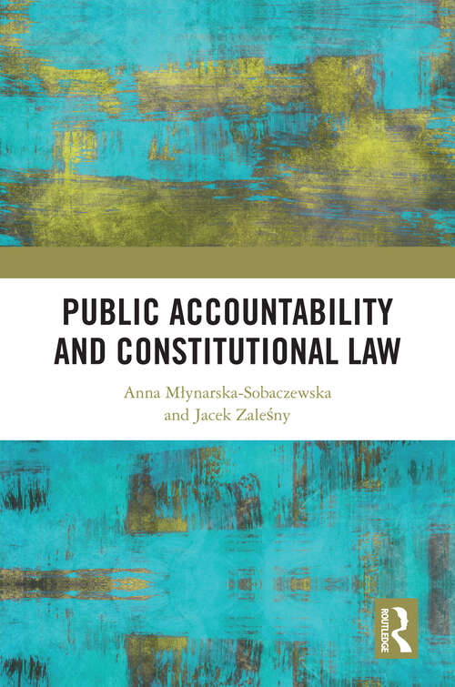 Book cover of Public Accountability and Constitutional Law