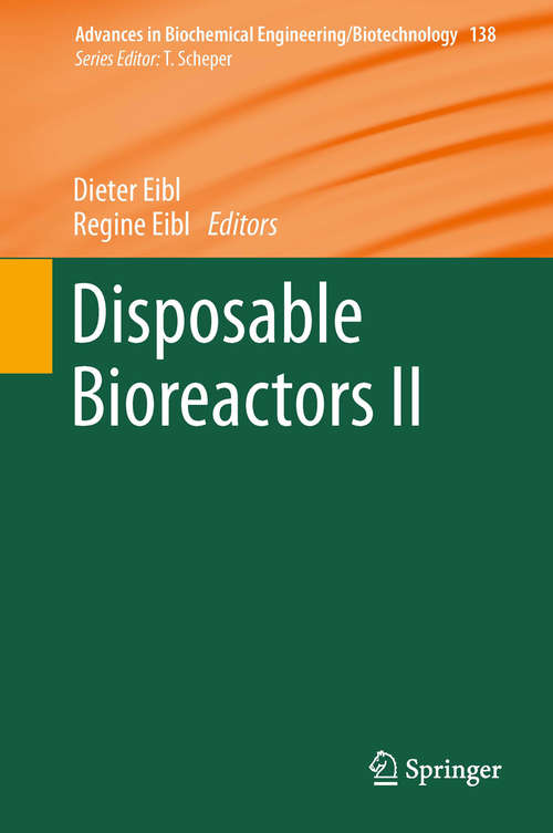 Book cover of Disposable Bioreactors II