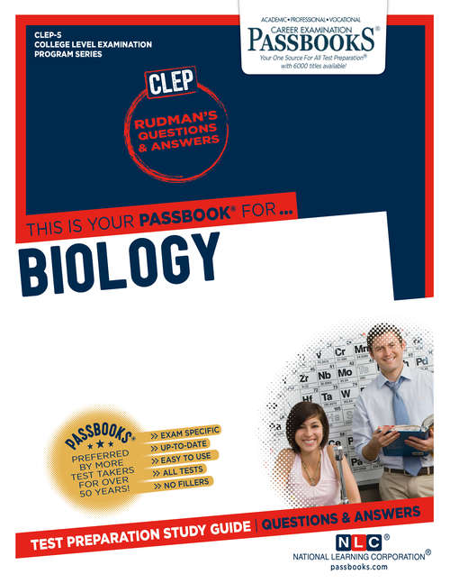 Book cover of BIOLOGY: Passbooks Study Guide (College Level Examination Program Series (CLEP): F No. 28)