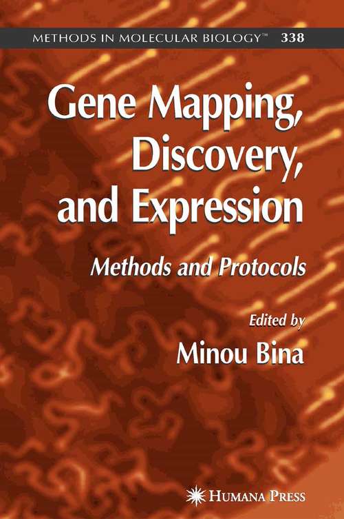 Book cover of Gene Mapping, Discovery, and Expression