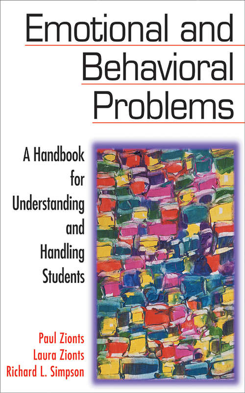 Book cover of Emotional and Behavioral Problems: A Handbook for Understanding and Handling Students