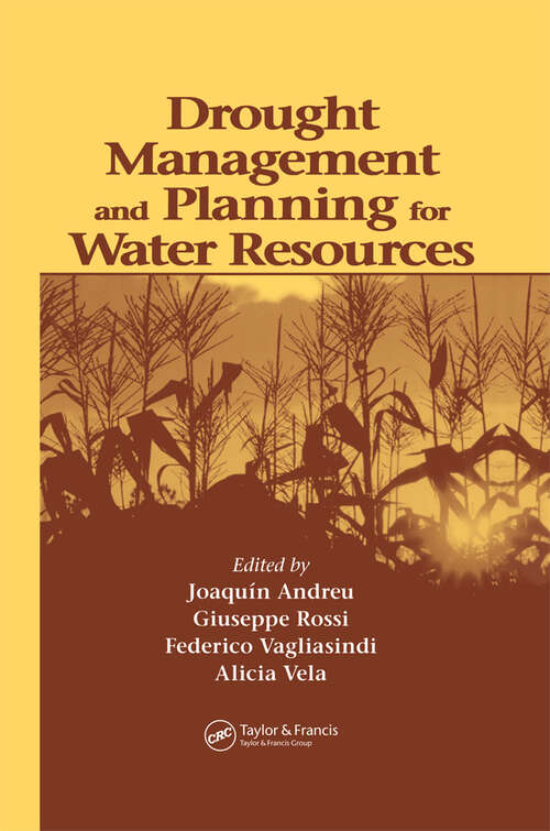 Book cover of Drought Management and Planning for Water Resources