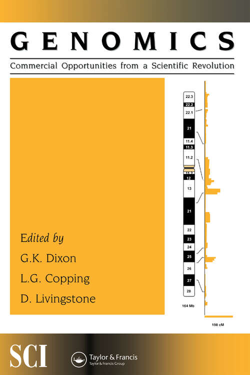 Book cover of Genomics: commercial opportunities from a scientific revolution