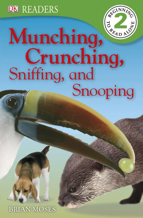 Book cover of Munching, Crunching, Sniffing, and Snooping (DK Readers Level 2)
