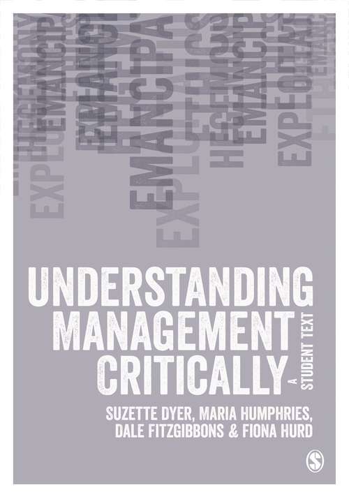 Book cover of Understanding Management Critically: A Student Text