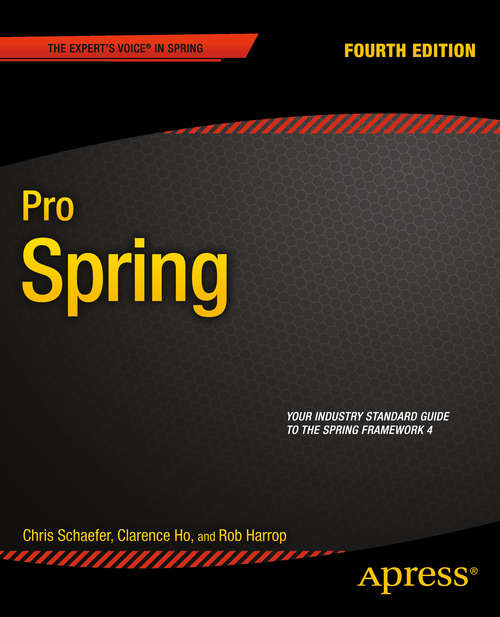 Book cover of Pro Spring