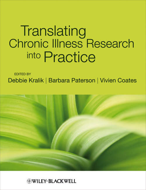 Book cover of Translating Chronic Illness Research into Practice