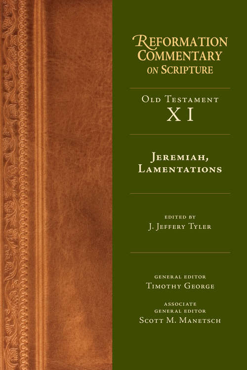 Book cover of Jeremiah, Lamentations (Reformation Commentary on Scripture Series: Ot Volume 11)