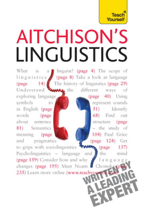 Book cover of Aitchison's Linguistics: A practical introduction to contemporary linguistics