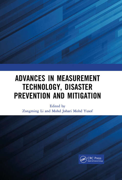 Book cover of Advances in Measurement Technology, Disaster Prevention and Mitigation: Proceedings of the 3rd International Conference on Measurement Technology, Disaster Prevention and Mitigation (MTDPM 2022), Zhengzhou, China, 27–29 May 2022