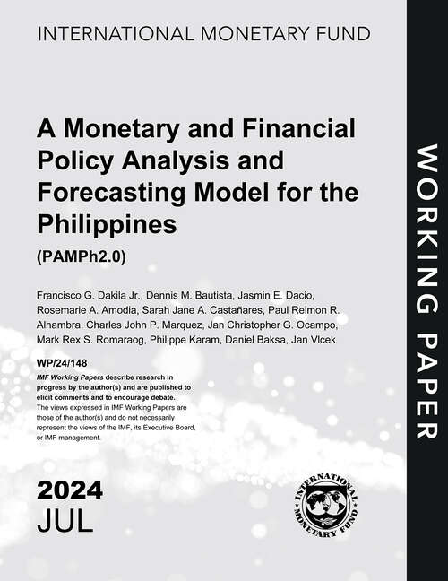 Book cover of A Monetary and Financial Policy Analysis and Forecasting Model for the Philippines (Imf Working Papers)