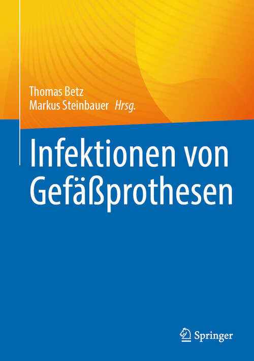 Book cover of Infektionen von Gefäßprothesen (2024)