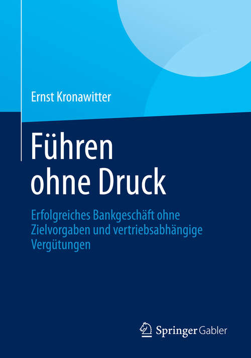 Book cover of Führen ohne Druck