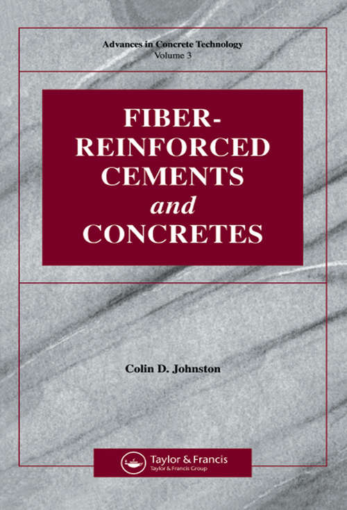 Book cover of Fiber-Reinforced Cements and Concretes