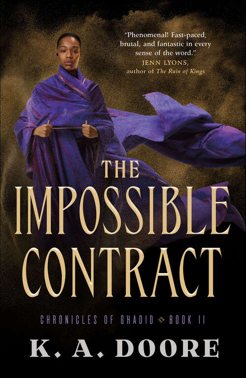 Book cover of The Impossible Contract: Book 2 In The Chronicles Of Ghadid (The Chronicles of Ghadid #2)