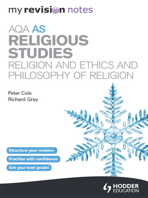 Book cover of My Revision Notes: Religion and Ethics and  Philosophy of Religion