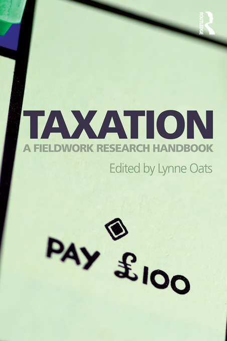 Book cover of Taxation: A Fieldwork Research Handbook (19)