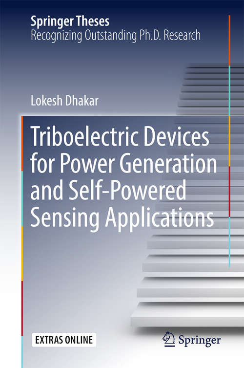 Book cover of Triboelectric Devices for Power Generation and Self-Powered Sensing Applications