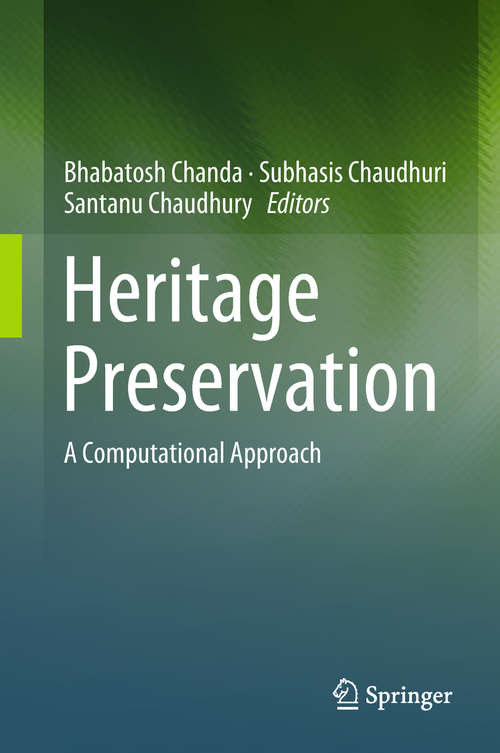 Book cover of Heritage Preservation: A Computational Approach
