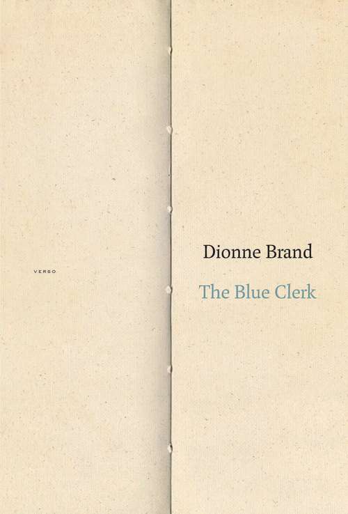 Book cover of The Blue Clerk: Ars Poetica in 59 Versos