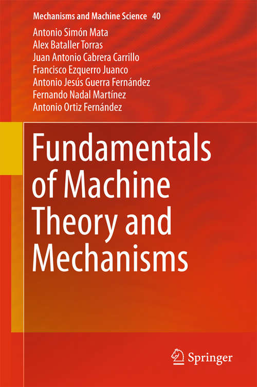 Book cover of Fundamentals of Machine Theory and Mechanisms