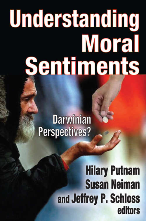 Book cover of Understanding Moral Sentiments: Darwinian Perspectives?