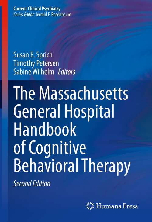 Book cover of The Massachusetts General Hospital Handbook of Cognitive Behavioral Therapy (2nd ed. 2023) (Current Clinical Psychiatry)