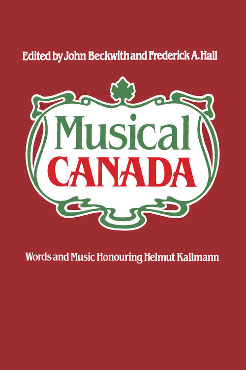 Book cover of Musical Canada