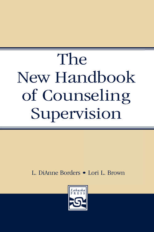 Book cover of The New Handbook of Counseling Supervision (2)