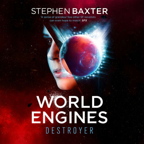 Book cover of World Engines: A post climate change high concept science fiction odyssey