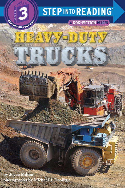 Book cover of Heavy-Duty Trucks (Step into Reading: Vol. 3)