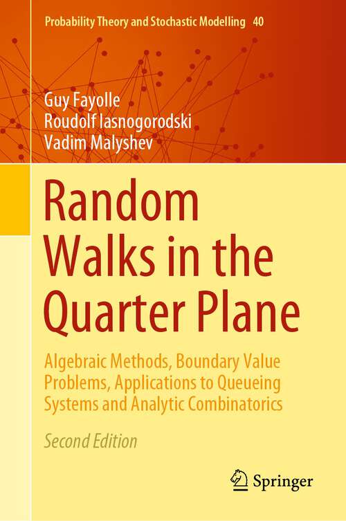 Book cover of Random Walks in the Quarter Plane