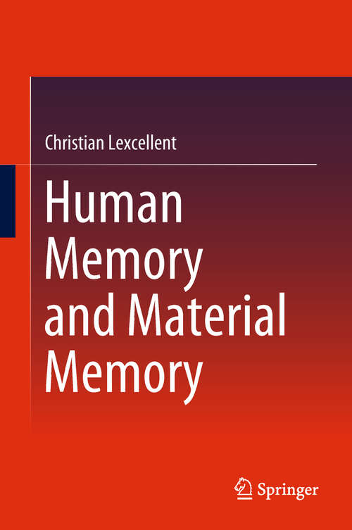 Book cover of Human Memory and Material Memory