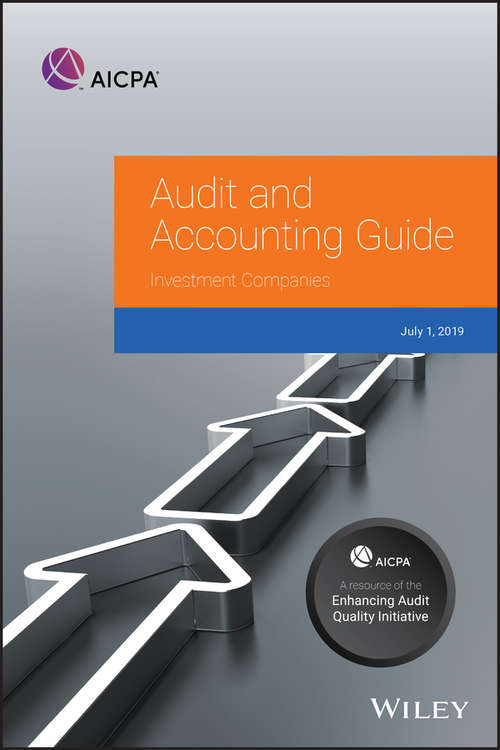 Book cover of Investment Companies, 2019 (AICPA Audit and Accounting Guide)