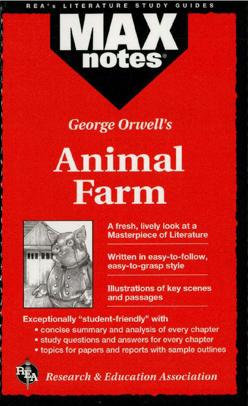 Book cover of Animal Farm (MAXNotes Literature Guides)