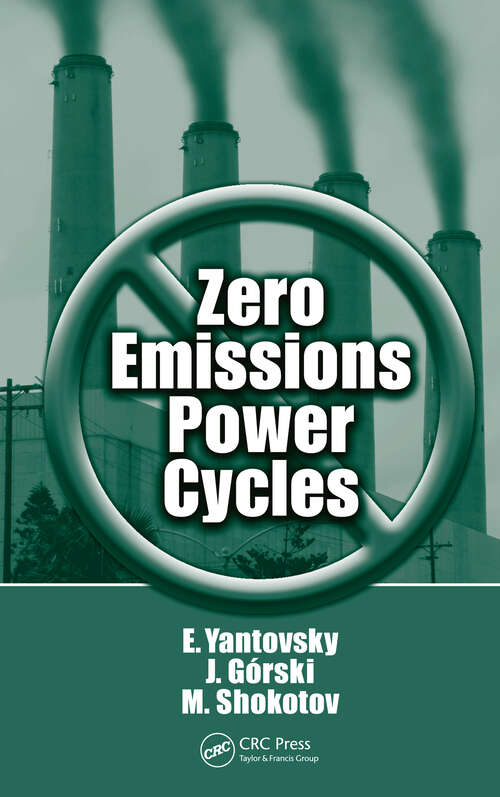 Book cover of Zero Emissions Power Cycles (1)