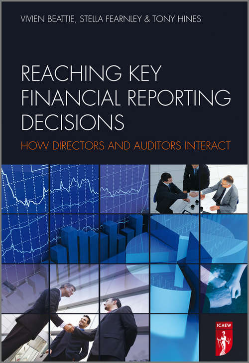 Book cover of Reaching Key Financial Reporting Decisions