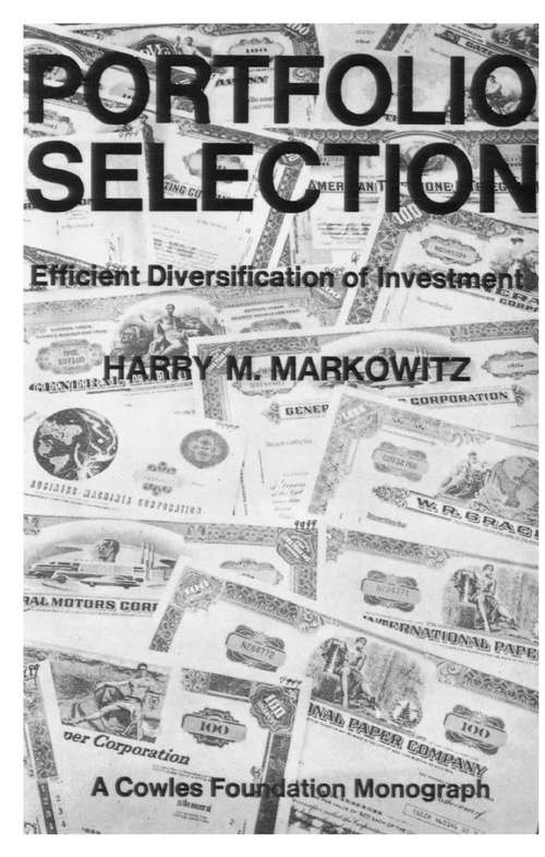 Book cover of Portfolio Selection