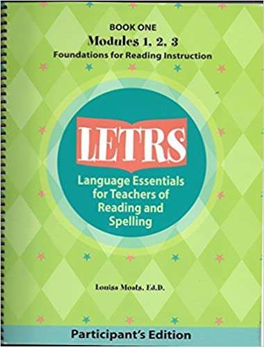 Book cover of Letrs: Language Essentials For Teachers Of Reading And Spelling (Participant's Edition)