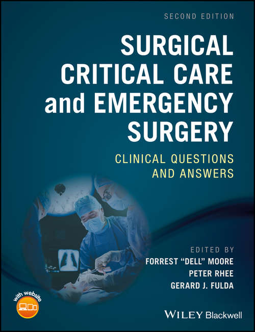 Book cover of Surgical Critical Care and Emergency Surgery: Clinical Questions and Answers