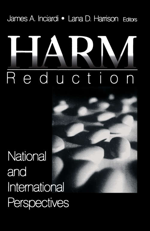 Book cover of Harm Reduction: National and International Perspectives