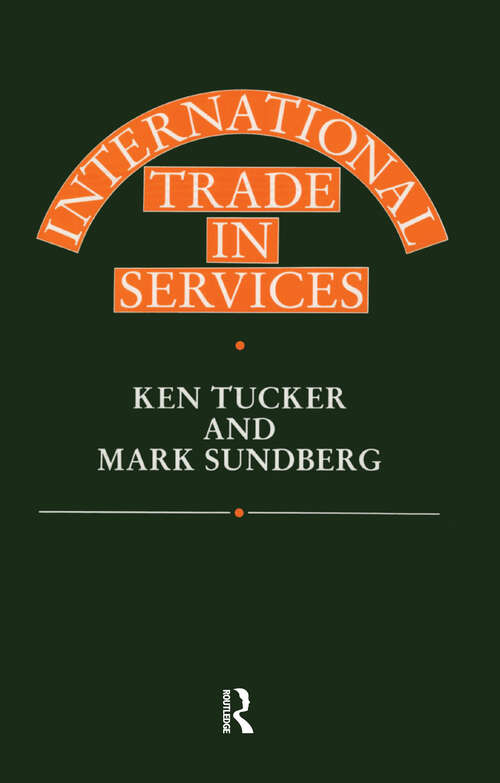 Book cover of International Trade in Services