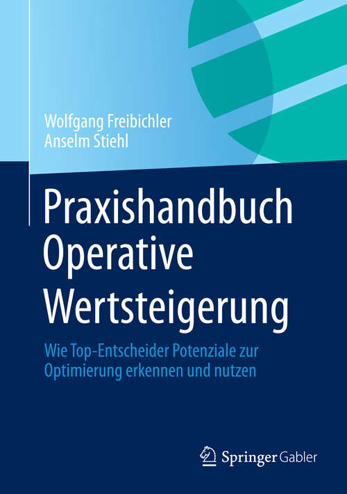 Book cover of Praxishandbuch Operative Wertsteigerung