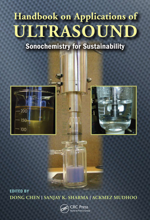 Book cover of Handbook on Applications of Ultrasound: Sonochemistry for Sustainability