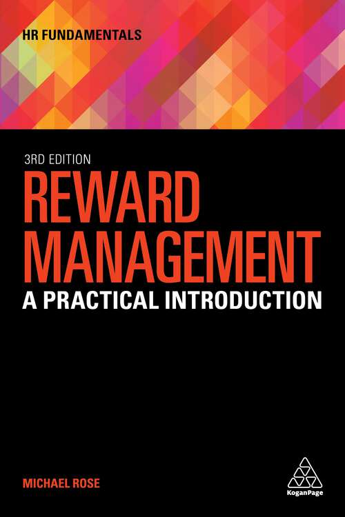 Book cover of Reward Management: A Practical Introduction (3) (HR Fundamentals #22)