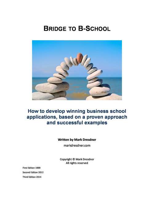 Book cover of Bridge To Business School